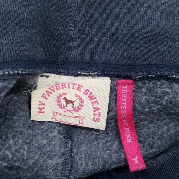 PINK Victoria's Secret Navy Blue Sweatpants - Picture 6 of 7